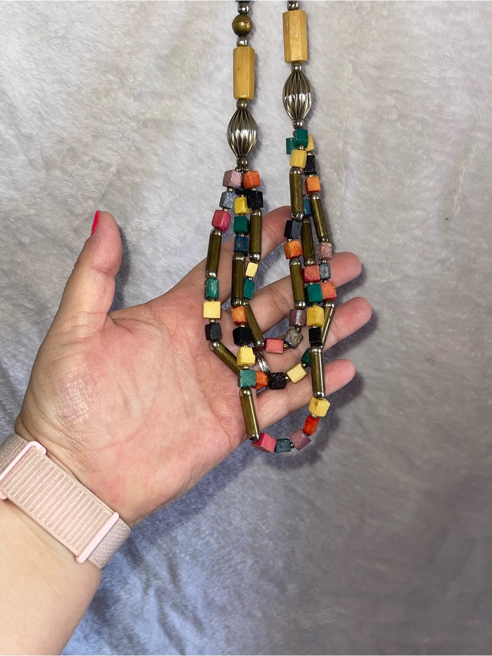 Multicolor Bead Layered Necklace - Women Jewelry